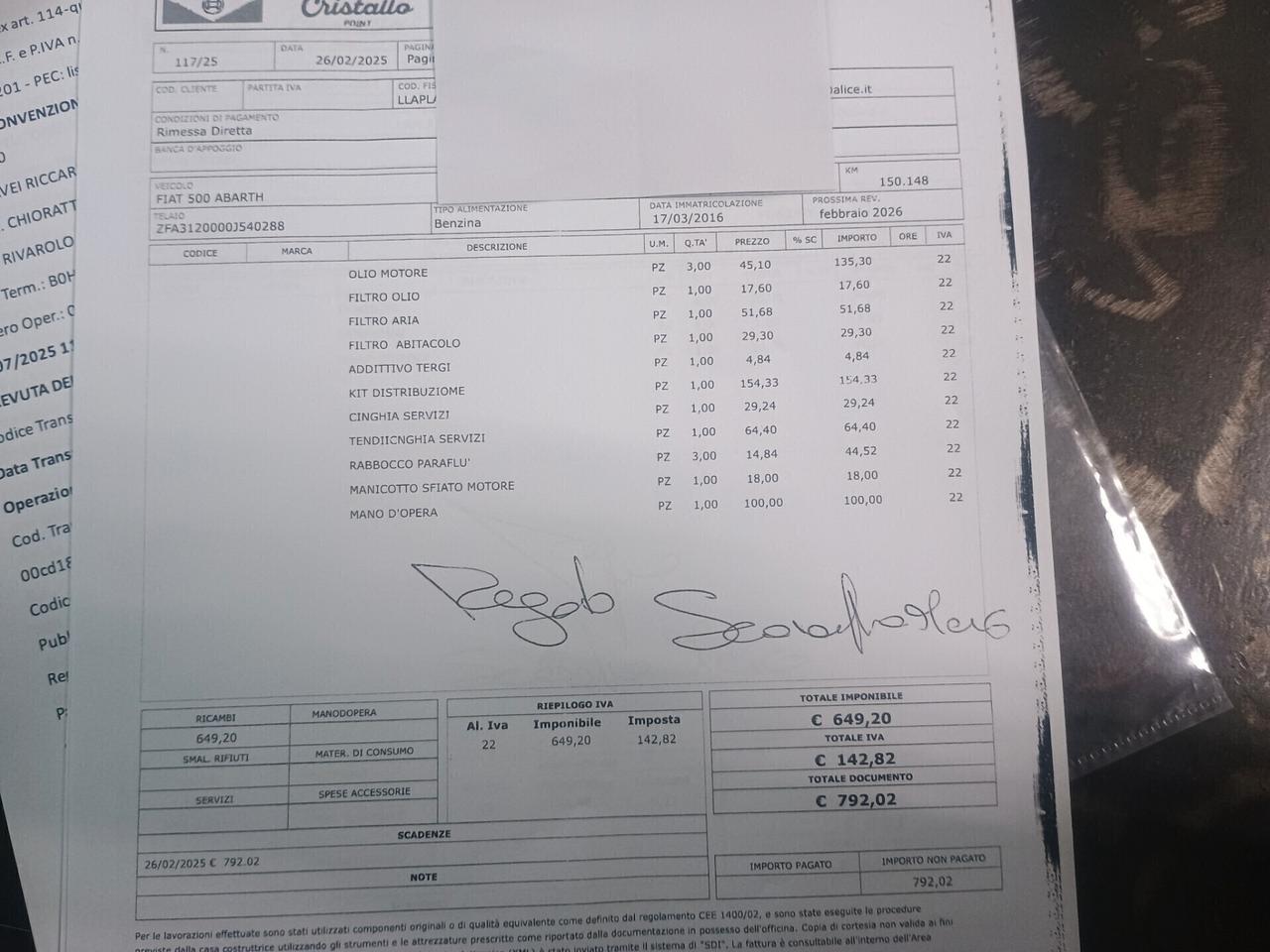 Abarth 595 1.4 160CV ESSESE