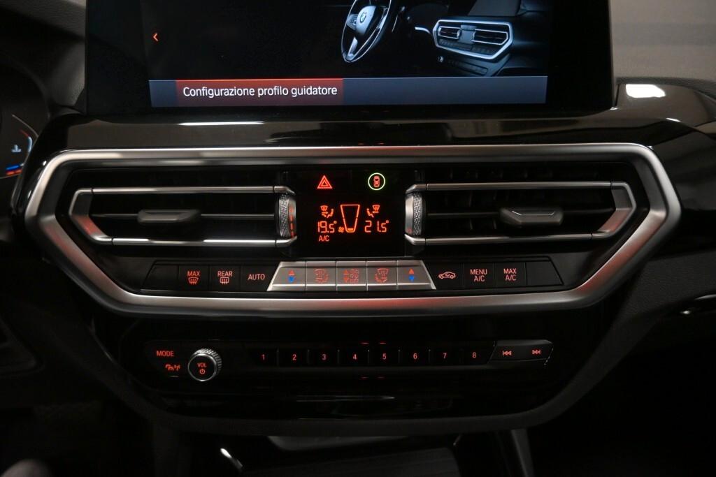 BMW X3 18D 150CV STEPTRONIC 48V S-DRIVE BUSINESS ADVANTAGE ( FARI LED - PELLE - CLIMA TRIZONA - NAVI - MIRROR - PARK ASSISTANT - TELECAMERA POST. - CERCHI 18 )
