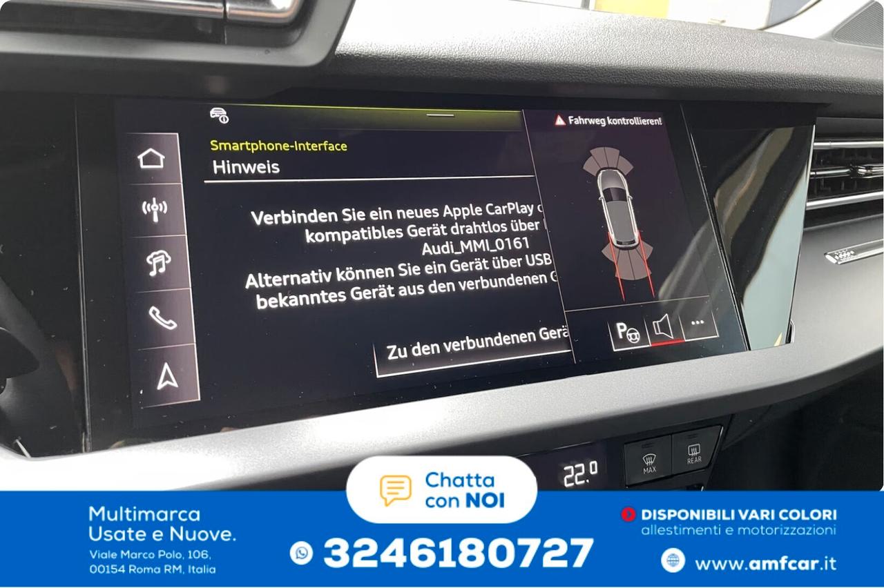 Audi A3 SPB 30 TFSI Business Advanced S Tronic