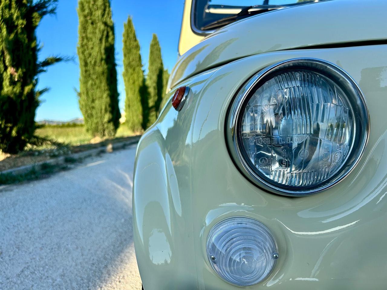 Fiat 500 110 F BERLINA mod. L - RESTAURO COMPLETO Motore 650 Cambio Sincronizzato