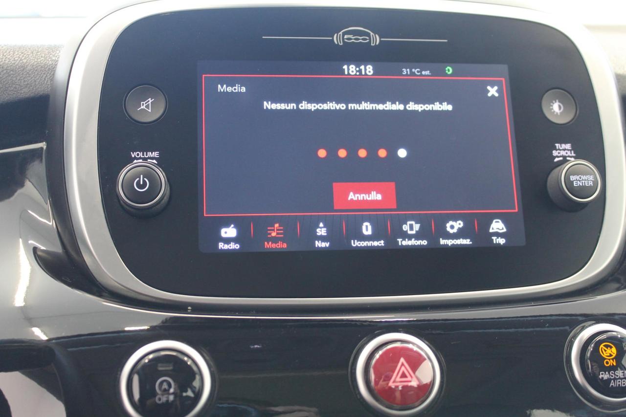 Fiat 500 X 1.6 mjt 4x2 120 Cv. Dct SPORT TETTO + LED