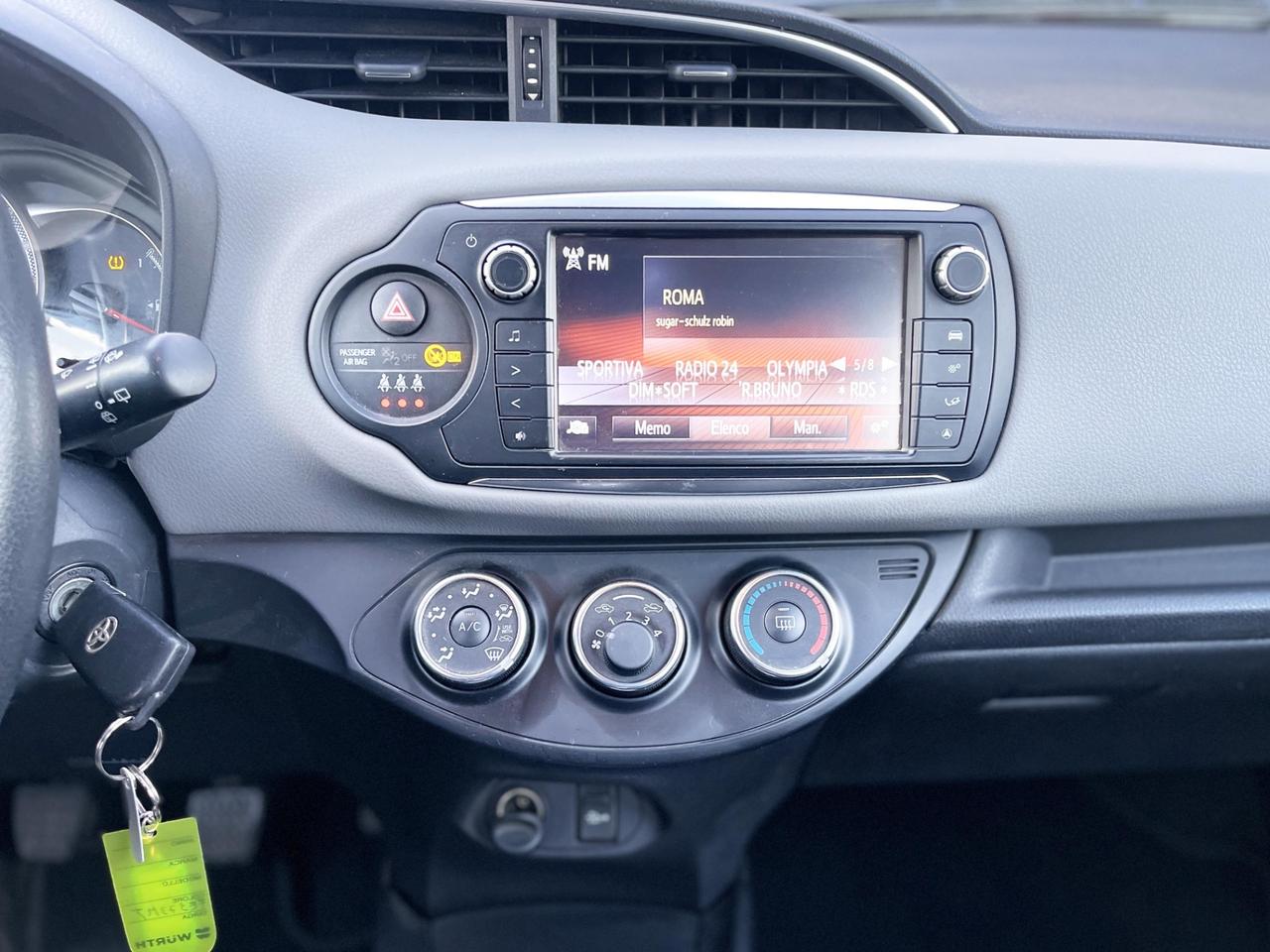 Toyota Yaris 1.0 Benzina 69CV E6 Neo - 2016