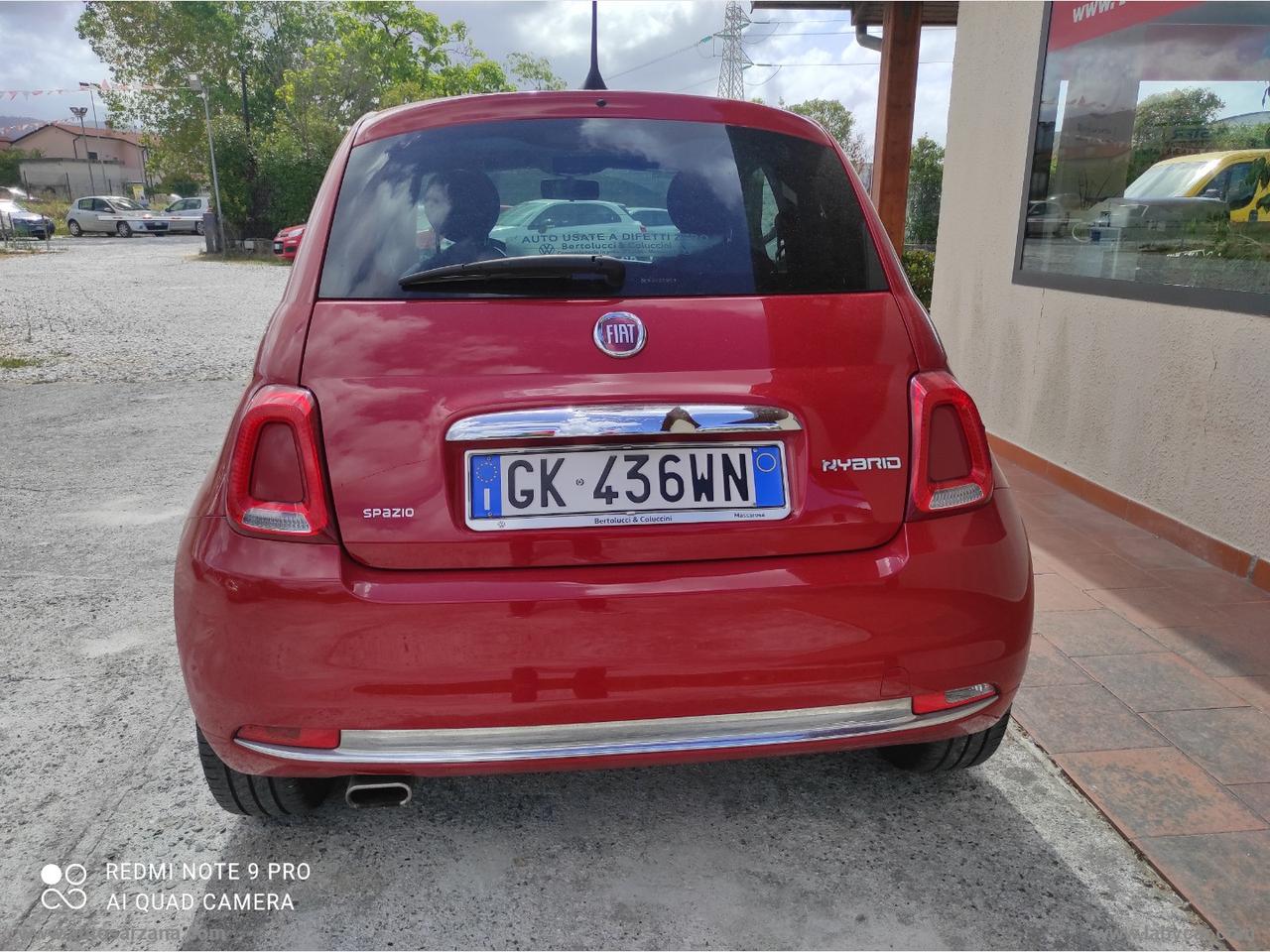 FIAT 500 1.0 Hybrid Red 24000KM!!! 3 ANNI GARANZIA