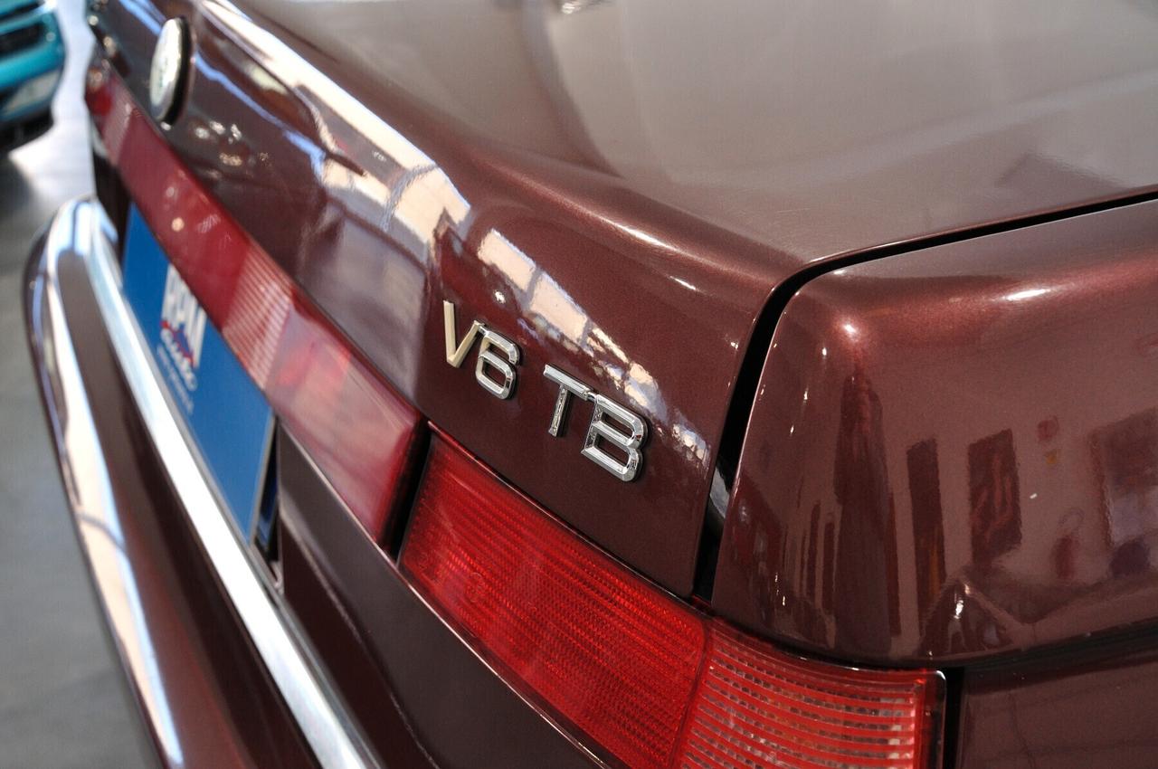 Alfa Romeo 164 2.0i V6 turbo cat Super CRS pelle tagliandata