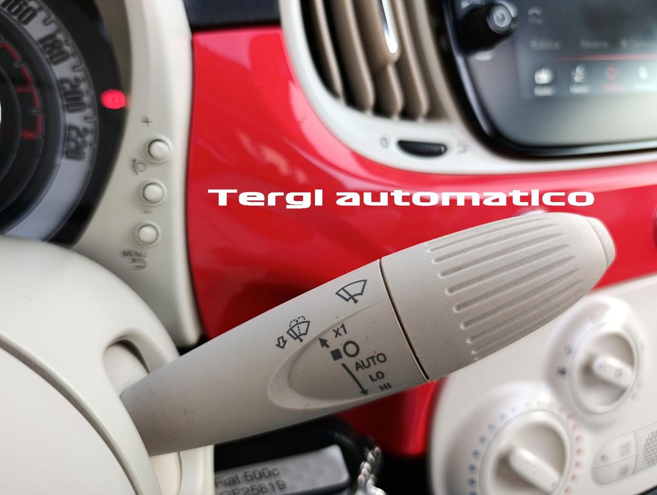 Fiat 500 C 1.0 Hybrid Lounge Rosso Corallo Pelle Full