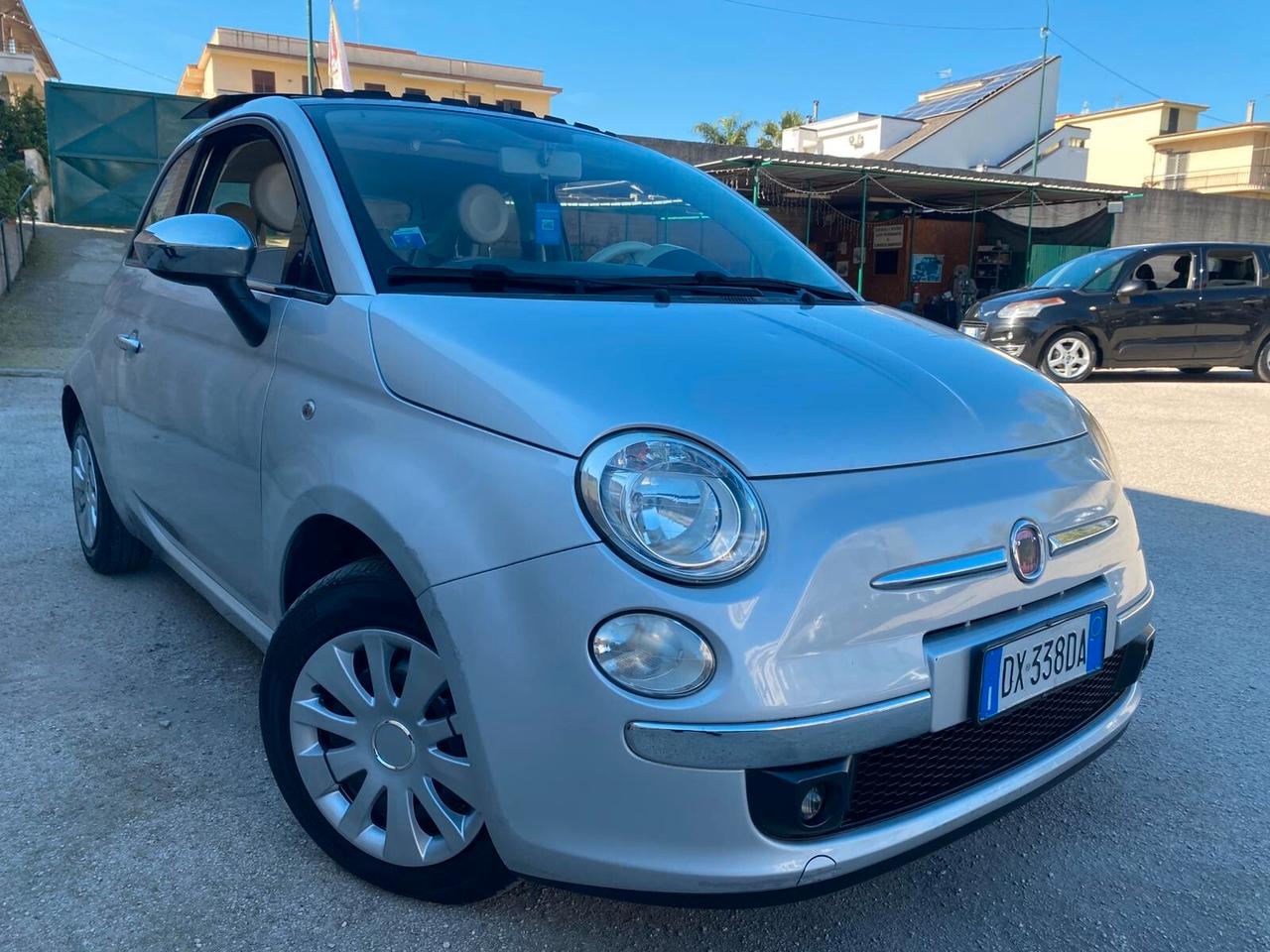 Fiat 500 1.2 benz Lounge 69cv full tetto aprib .2009