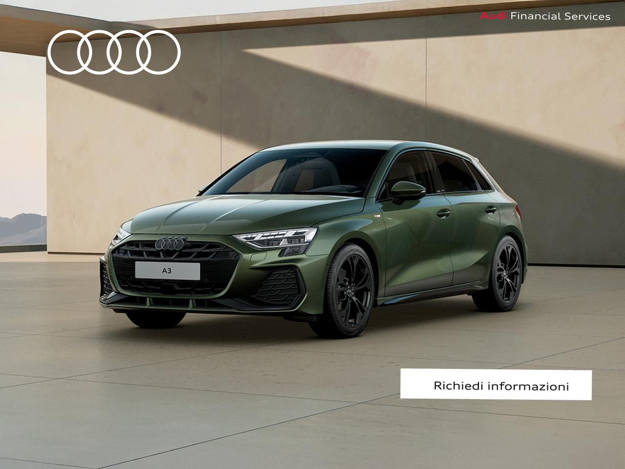 Audi A3 sportback 2.0 tdi s line edition 150cv s-tronic