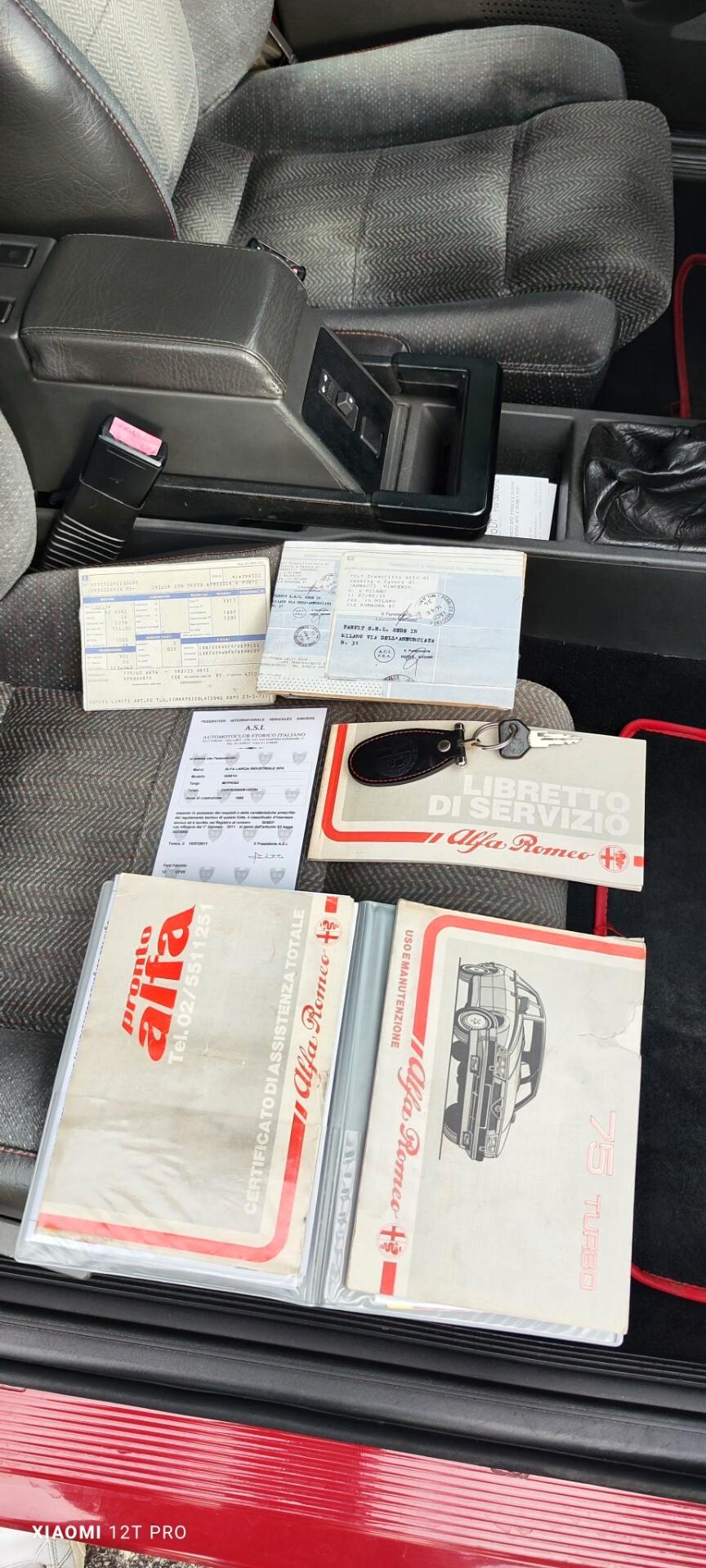 Alfa Romeo 75 1.800 TURBO Q.V (ex ENZO JANNACCI)