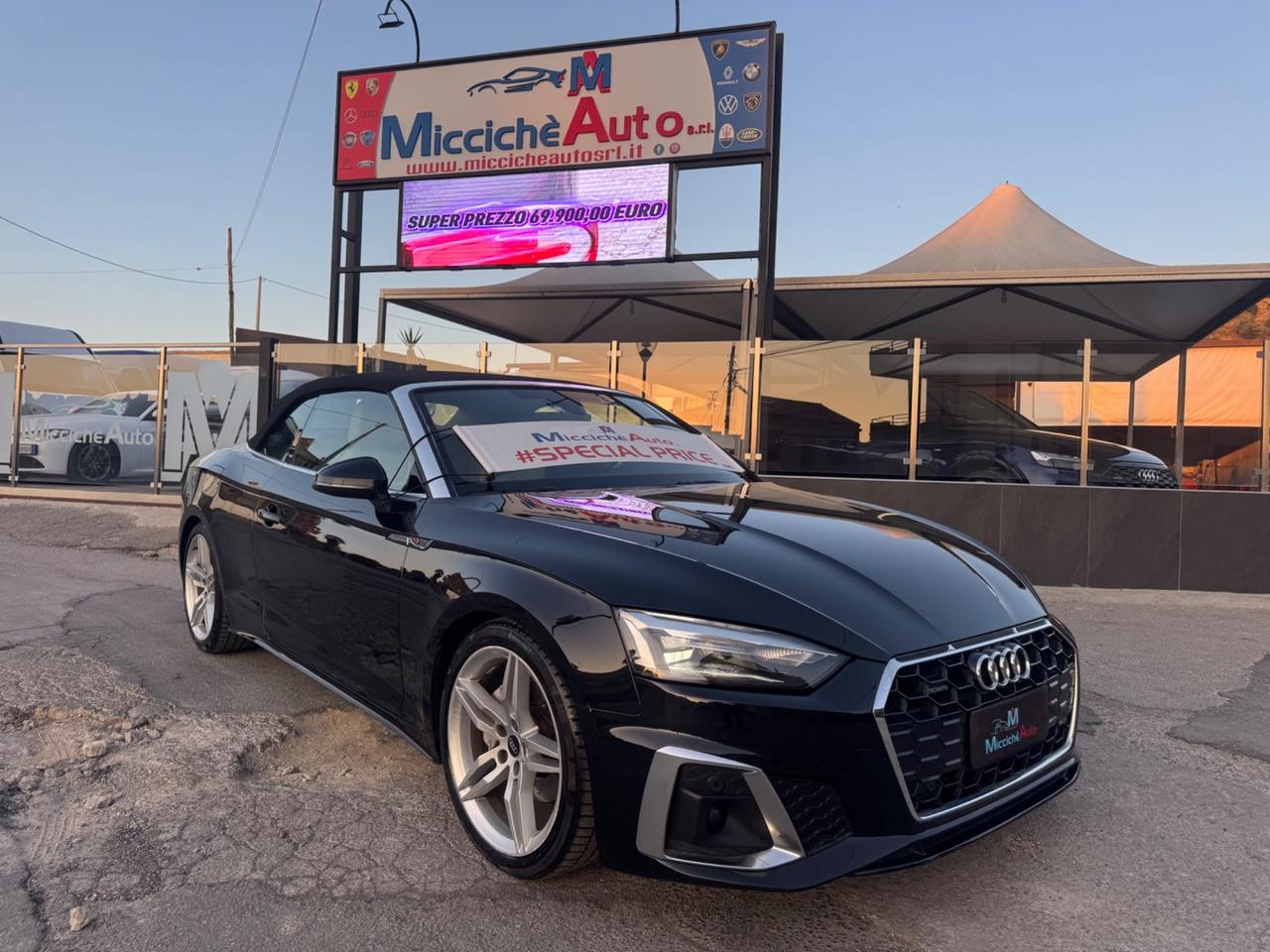 AUDI A5 CABRIO 2.0 TDI 204 CV MHEV S-LINE QUATTRO FULL IVA