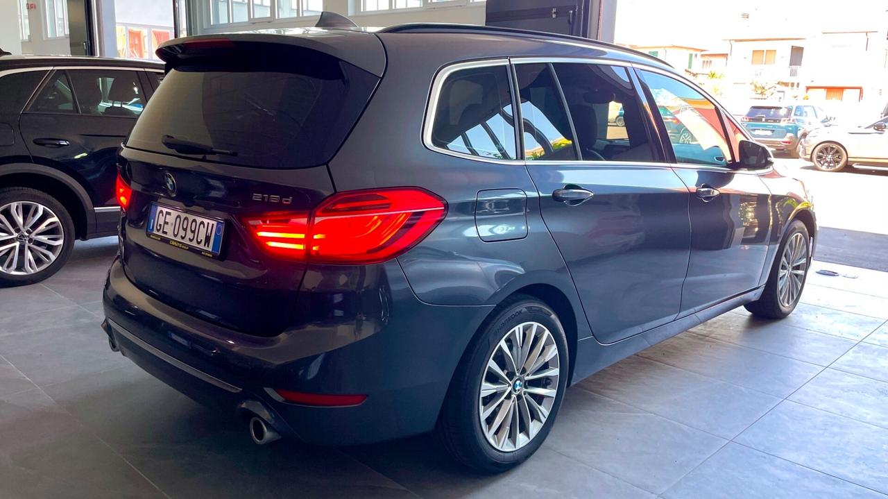 BMW 218D GRAN TOURER 2.0 LUXURY X-DRIVE 150CV - FULL LED, TETTO, PELLE, PACCHETTO LUCI
