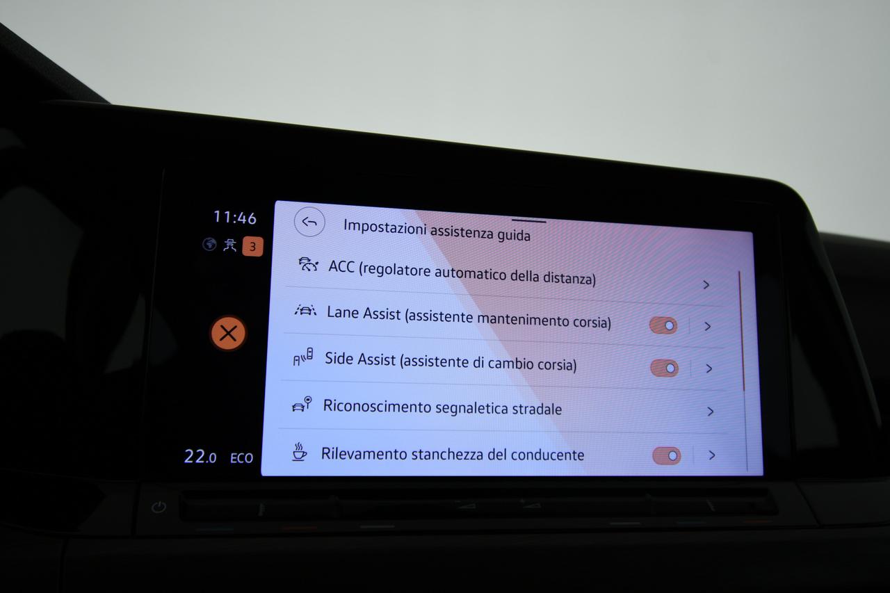 VOLKSWAGEN Golf 1.4 tsi ehybrid Style 204cv dsg APP CONNECT+ACC+ALCANTARA