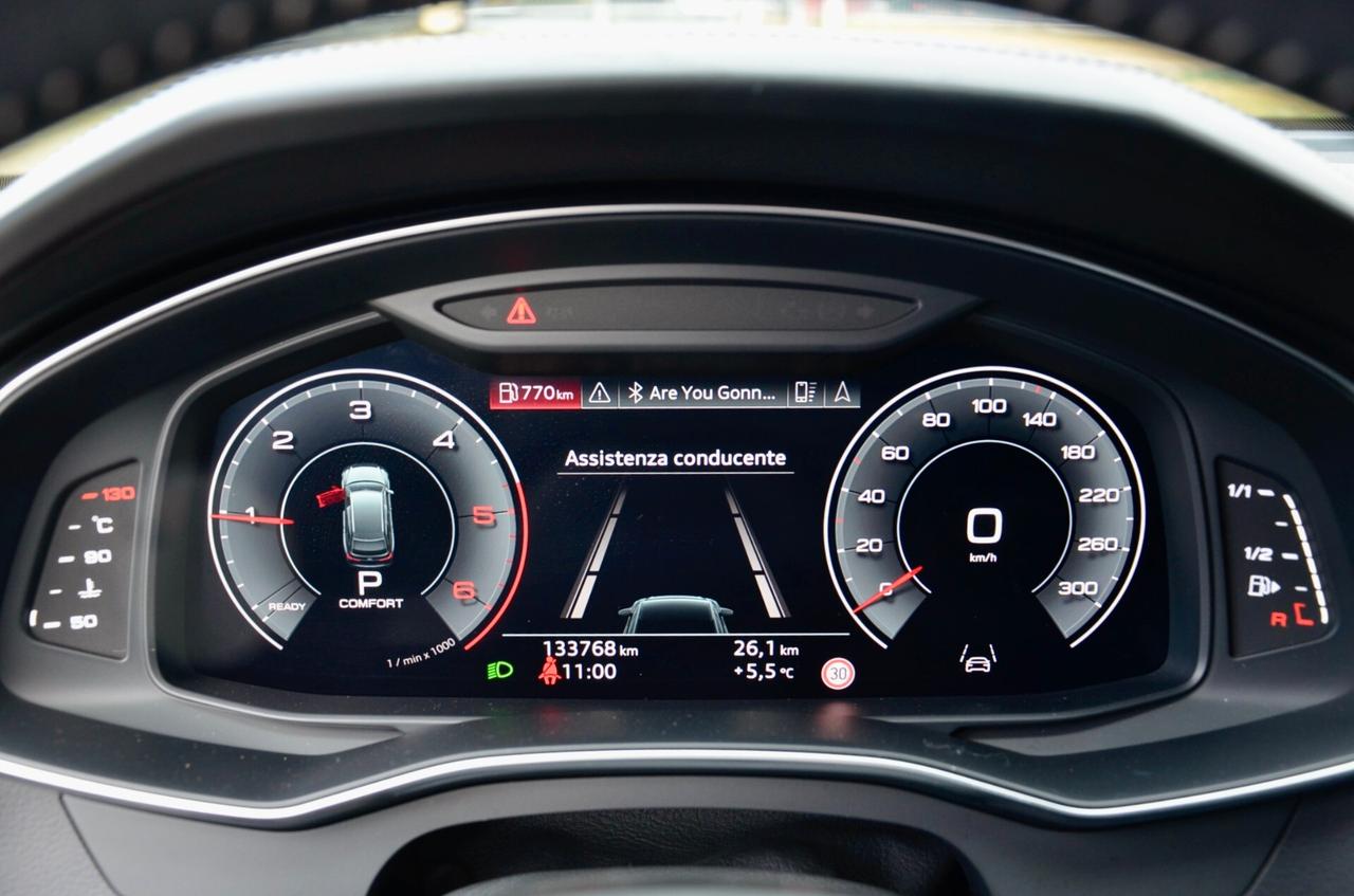 AUDI A6 AVANT 50 3.0 TDI MHEV S-LINE INT+EXT 286cv TIPTRONIC, UNICOPROPRIETARIO, UFF ITALIANA, ASSE POST, MATRIX, 21", PERMUTE