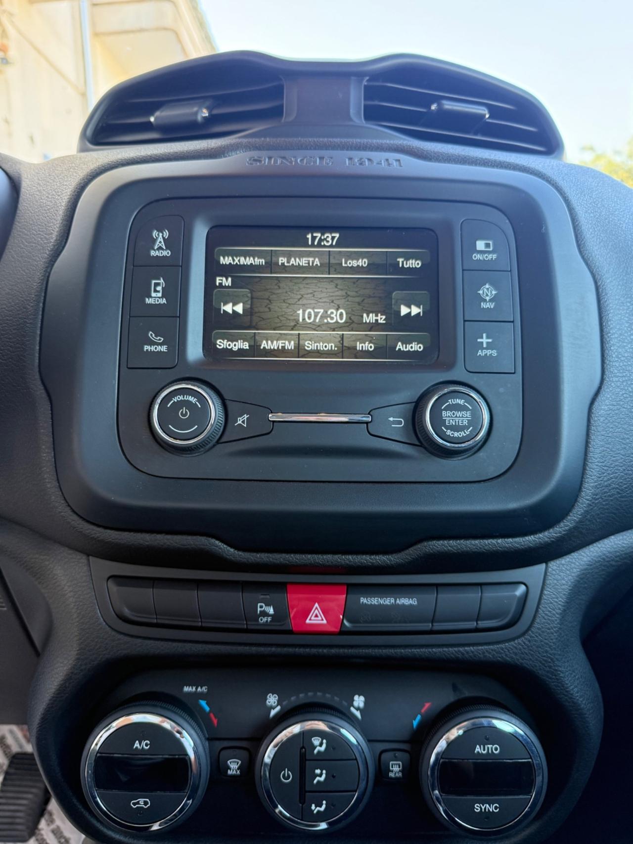 Jeep Renegade 1.6 mjt Longitude 120cv NAVIGATORE,ANDROID AUTO,KM CERTIFICATI,UNICO PROPRIETARIO
