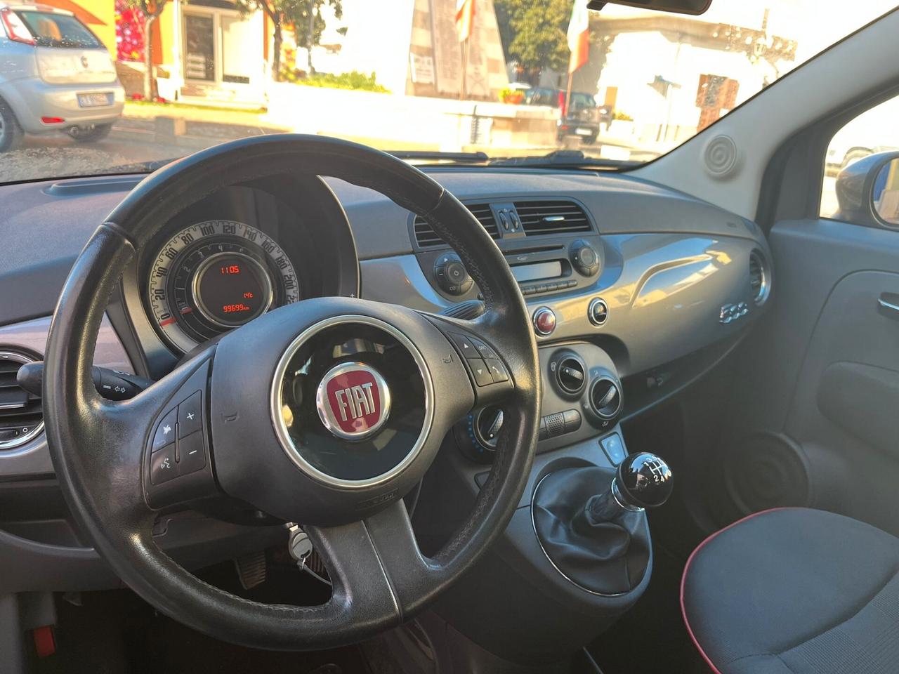 FIAT 500 1.2 BENZ LOUNGE 51KW 70CV 2013 99000 KM DISTRIBUZ FATTA TETTO BLOCKSHAFT