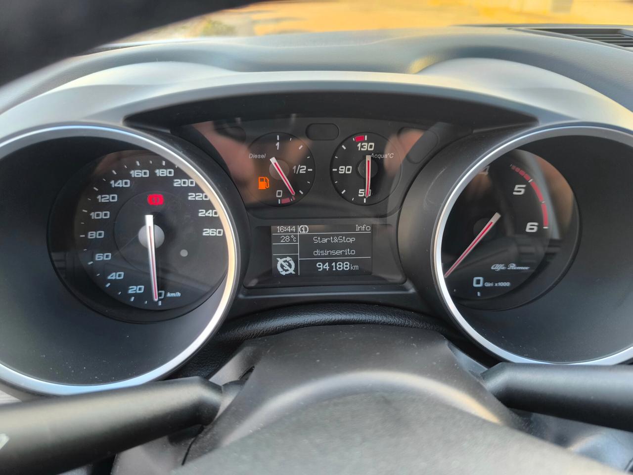 ALFA ROMEO GIULIETTA 1.6 DIESEL 120cv 11/2019 KM 93.000