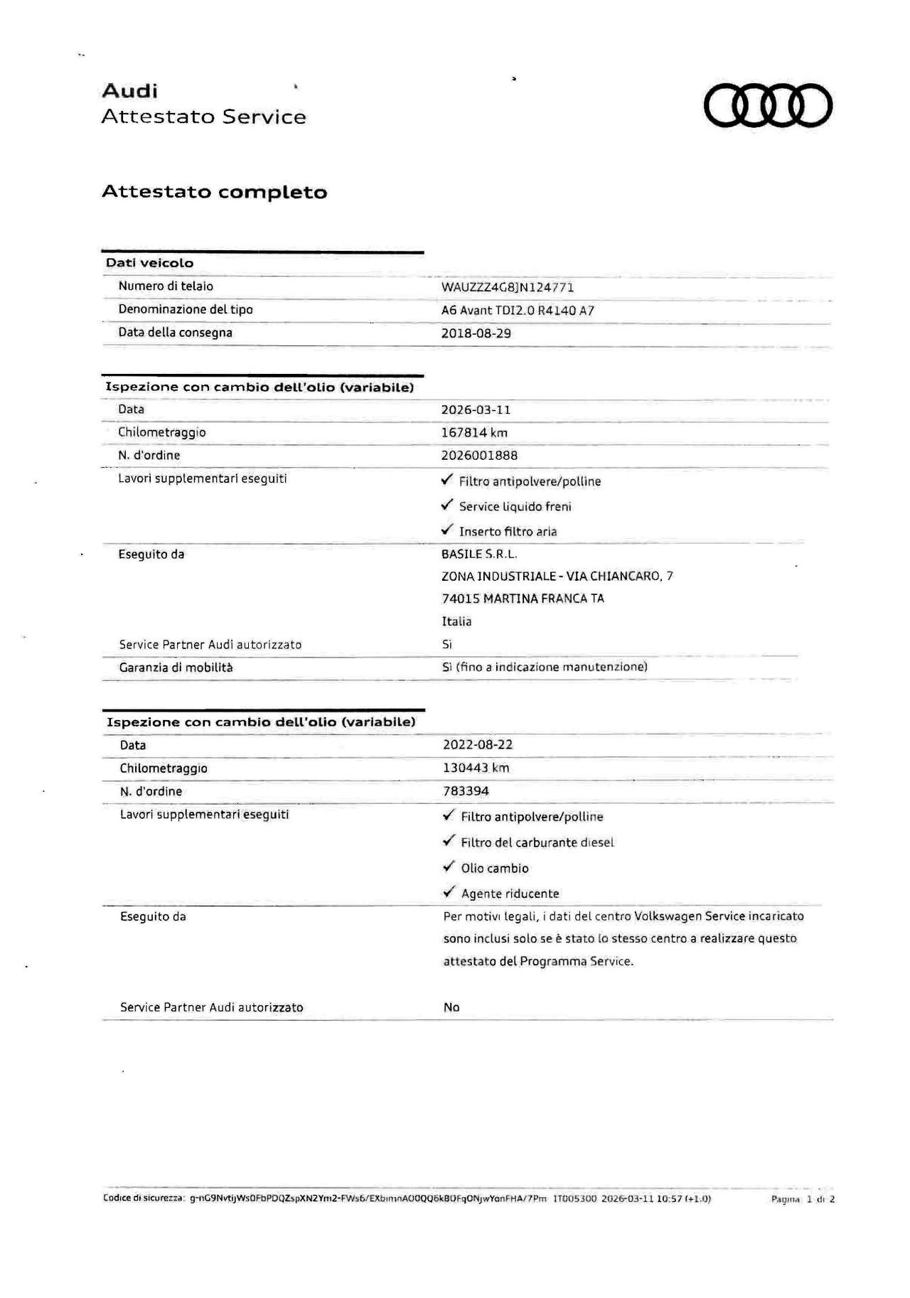 Audi A6 Avant 2.0 TDI 190 CV ultra S tronic Business Plus