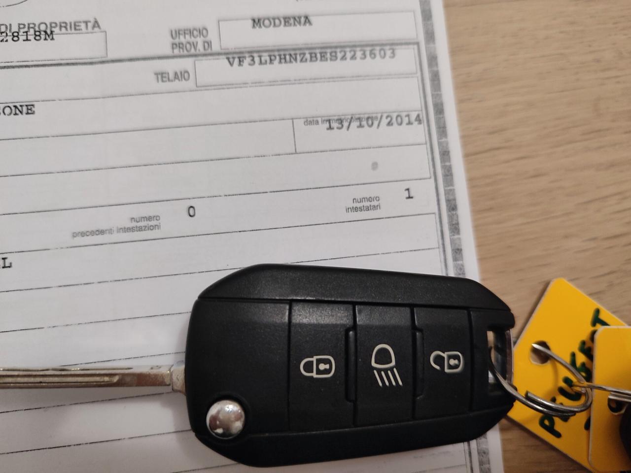 PEUGEOT 308 DEL 2014 TURBO BENZINA EURO6B 8GOMME