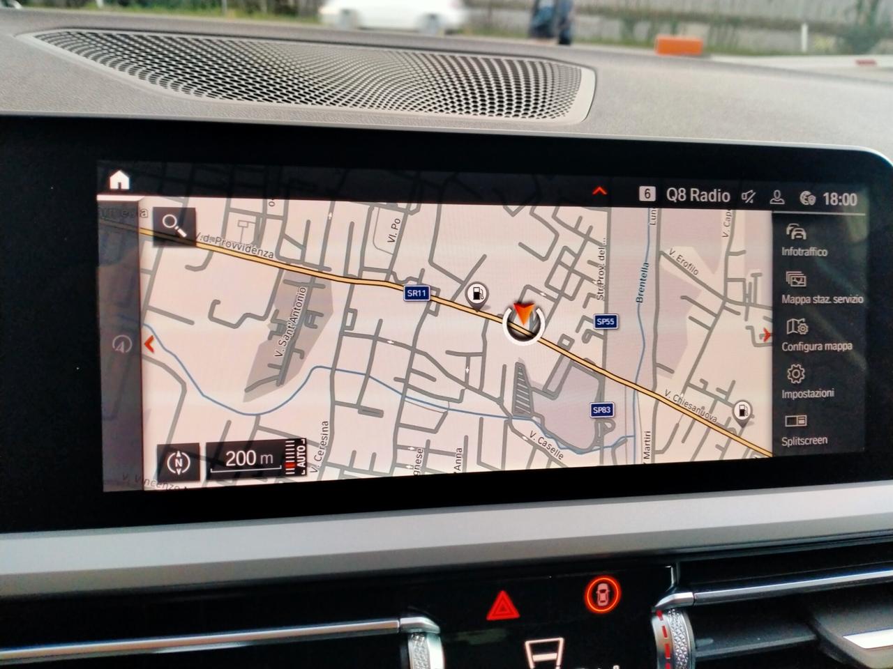 BMW 318 D TOURING G21 MHEV 48V SEDILI SPORTIVI / PELLE NERA /LED /VETRI PRIVACY