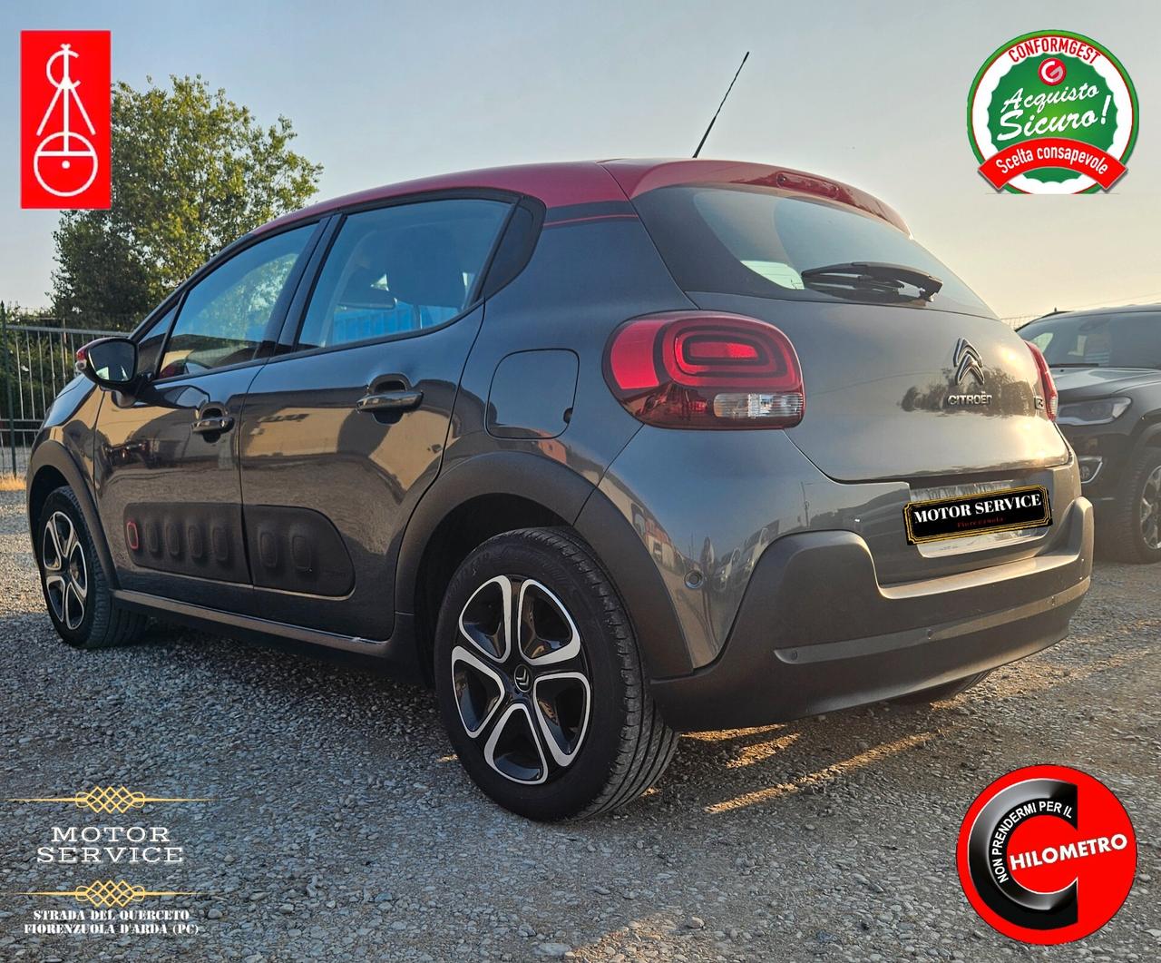 Citroen C3 1.2 benzina 82 Shine da 89€ mese