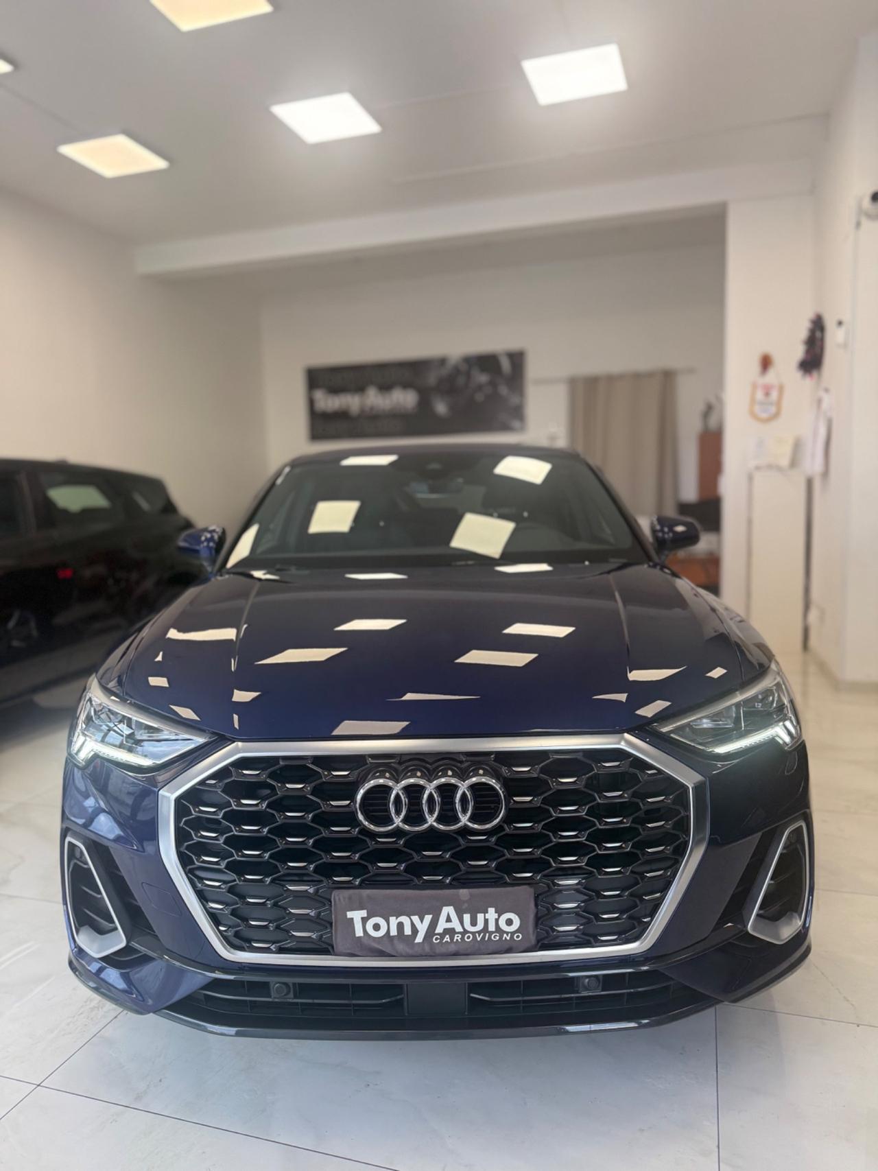 Audi Q3 SPORTBACK 35 tdi S-line edition S-tronic NAVI,TELECAMERA,FARI LED,APPLE CARPLAY,AZIENDALE ITA