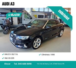 AUDI A3 Cabrio 1.6 TDI 116 CV