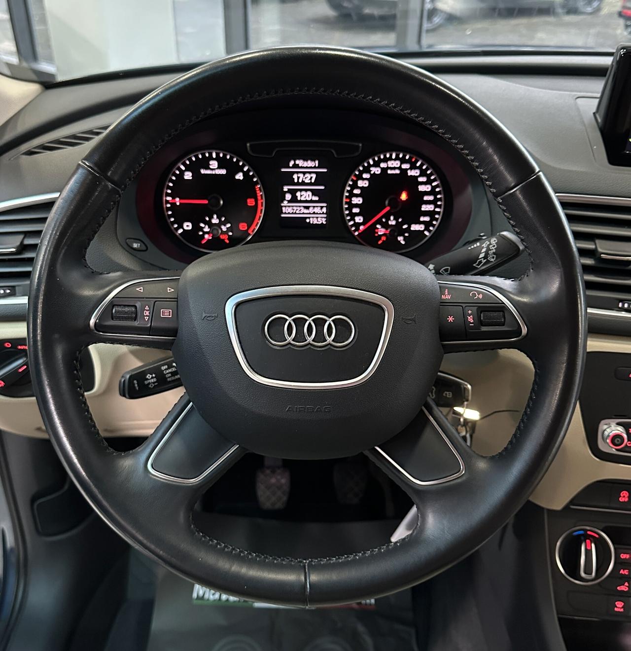 Audi Q3 2.0 TDI 150 CV UnicoProprietario Sensori Navi Pelle Finanziabile Garanzia