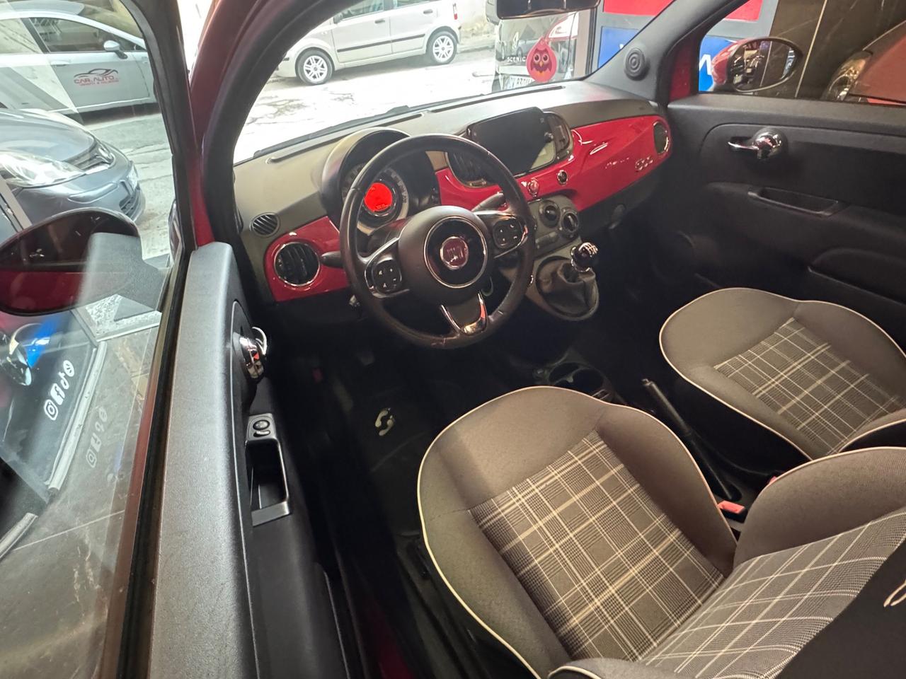 Fiat 500 1.0 Hybrid Red