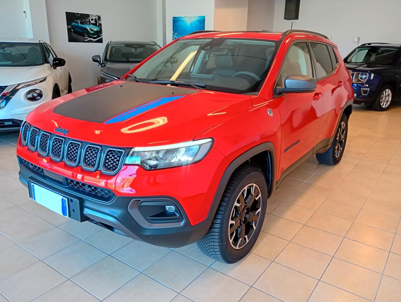 Jeep Compass 1.3 Turbo T4 240 CV PHEV AT6 4xe Trailhawk TETTO APRIBILE