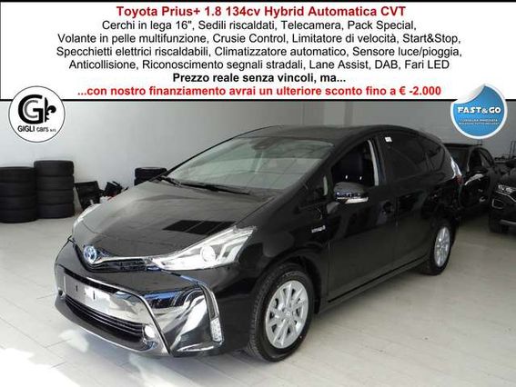 Toyota Prius+ C.Lega16 Telecamera CruiseControl Pelle LED S&S