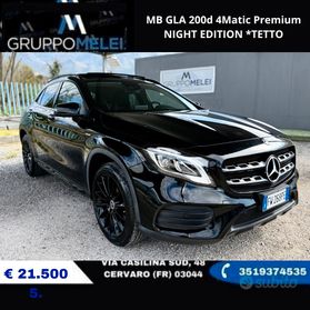MB GLA 200d 4Matic Premium NIGHT EDITION *TETTO