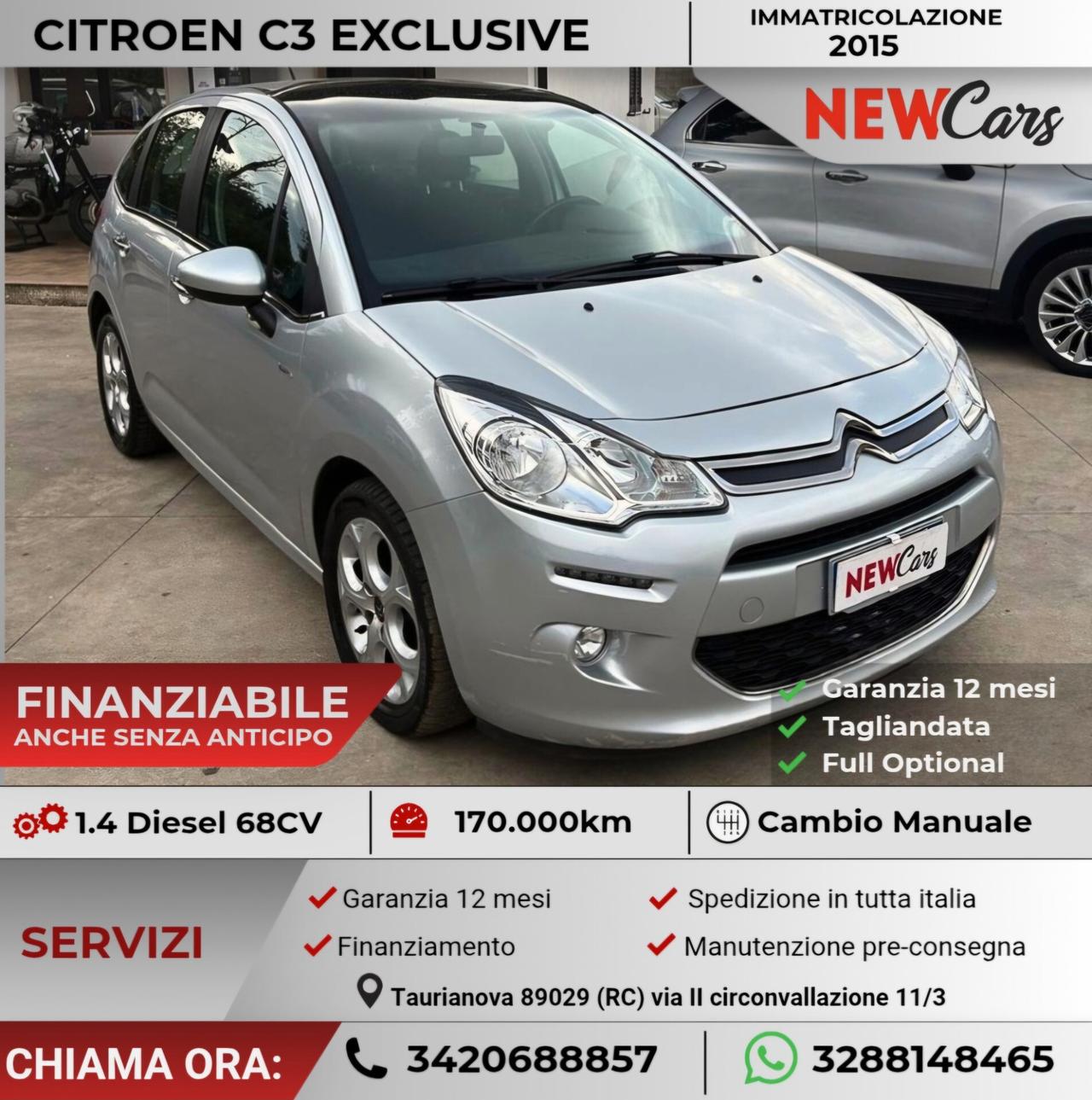 Citroen C3 1.4 e-HDi 70 CMP Exclusive