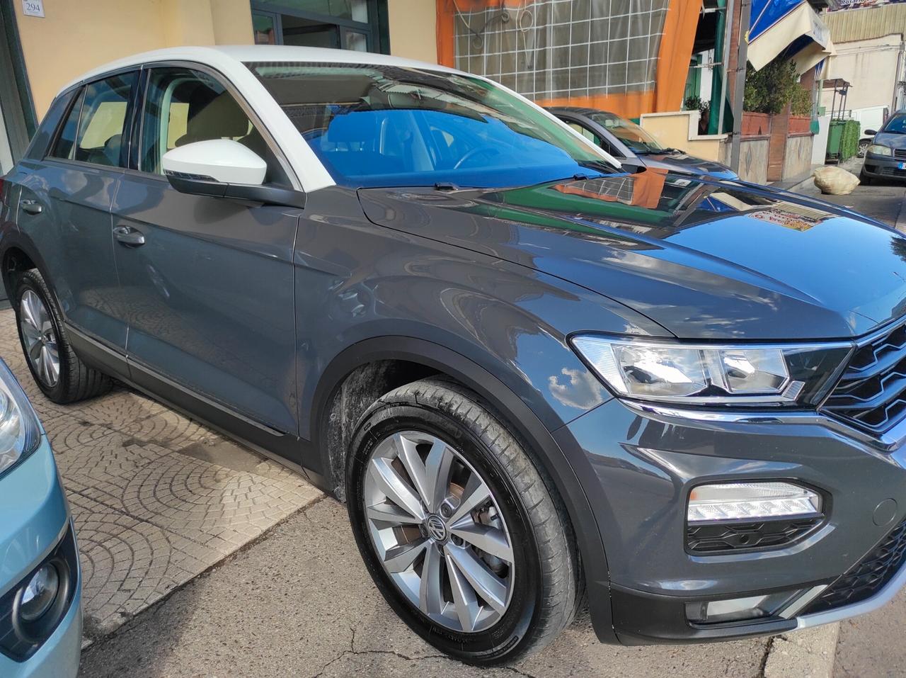 Volkswagen T-Roc 1.6 Tdi 2019 NavSensCruisTettoBianco