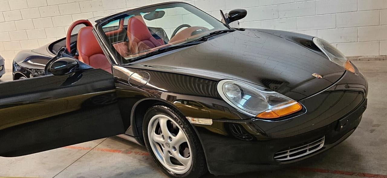 Porsche Boxster 2.5i 24v Manuale, Pelle Totale Rossa