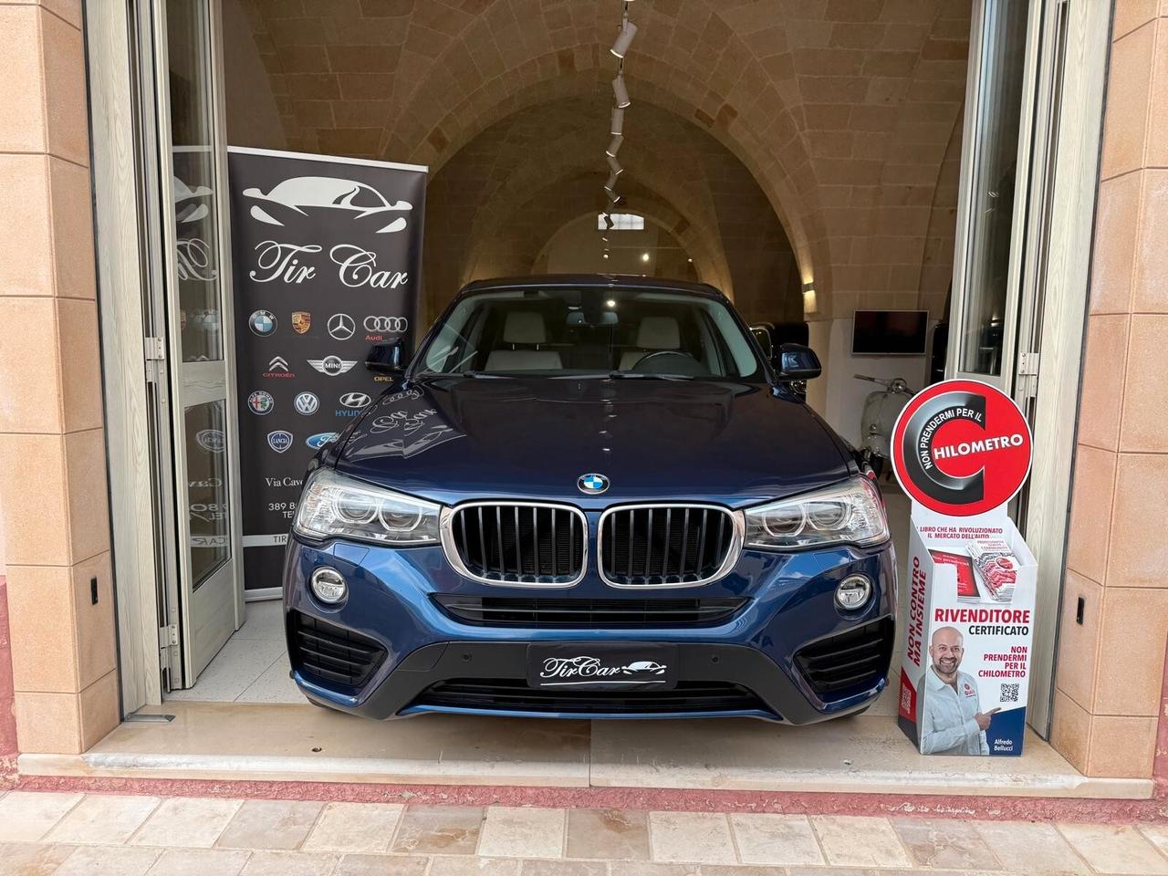 BMW X4 20D X-LINE X-DRIVE 2.0 190CV PELLE NAVI CAM ANNO 2017