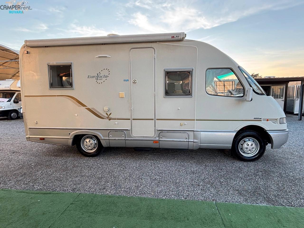 MOBILVETTA EURO YACHT 140 - motorhome con letto alla francese in coda