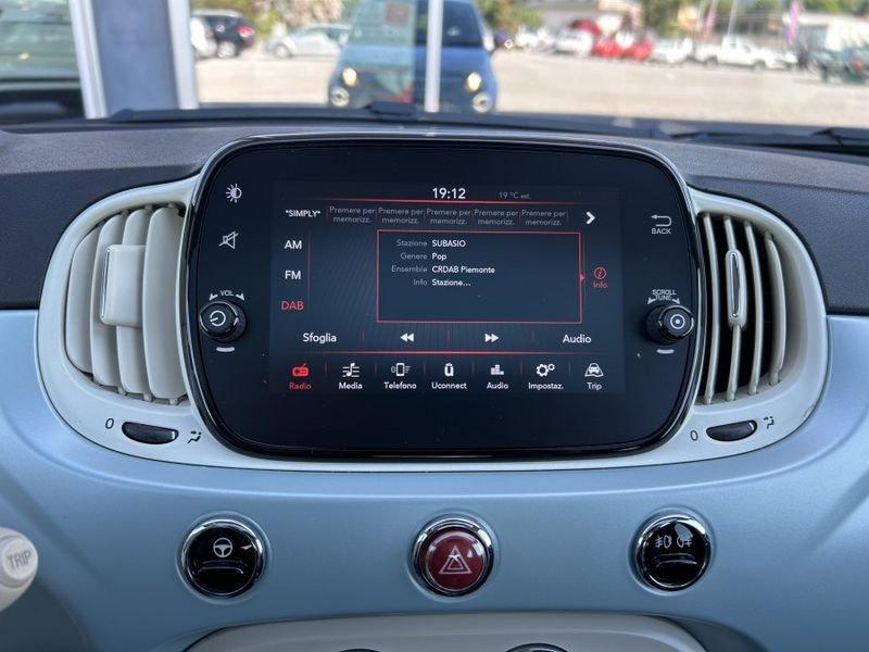 FIAT 500 1.0 Hybrid Dolcevita TETTO VETRO+CLIMA AUTO