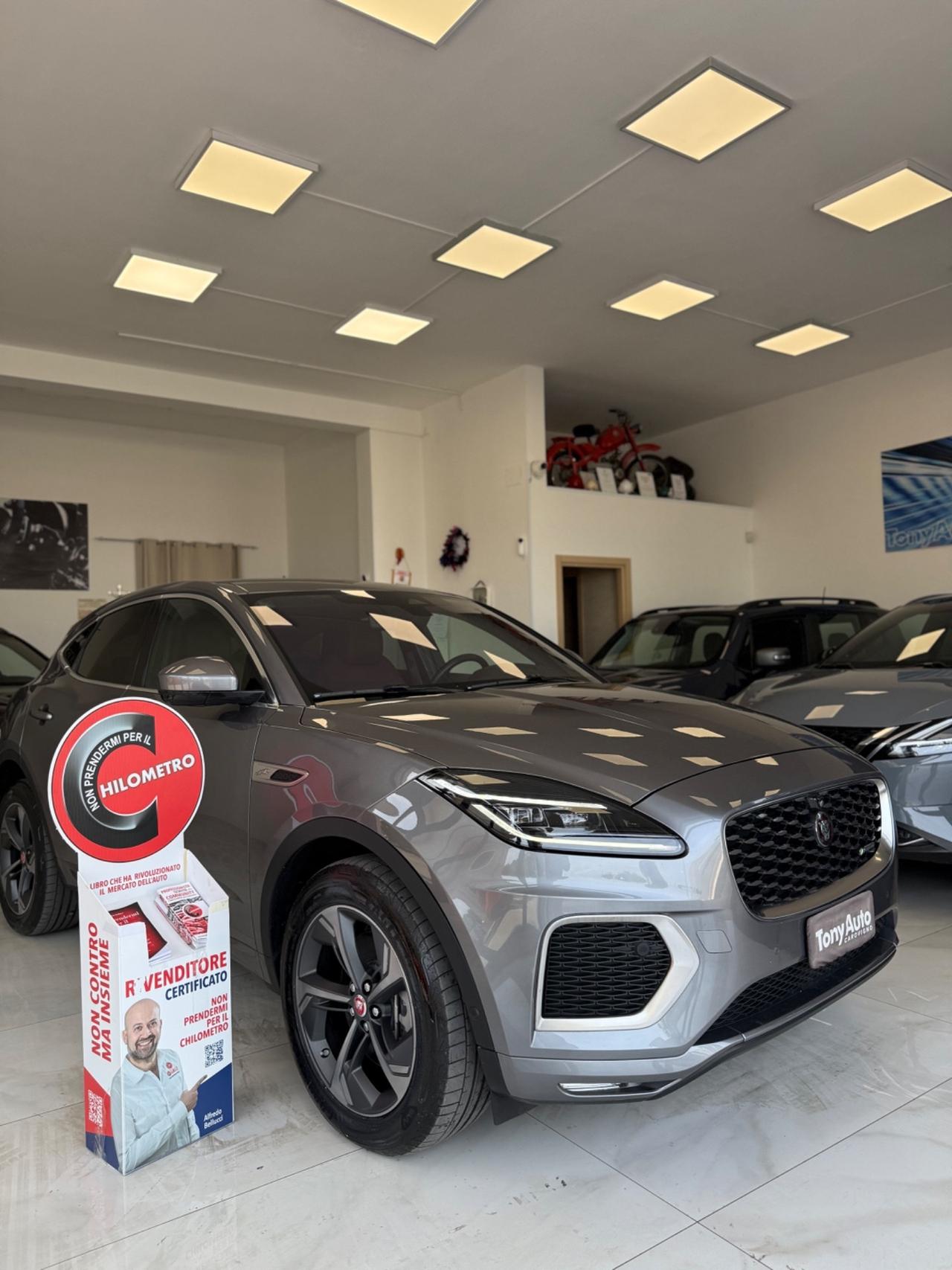 Jaguar E-Pace mhev R-Dynamic 204cv VIRTUAL COCKPIT.TELECAMERA 360*,NAVI,APPLE CARPLAY,INTERNI PELLE CARTIER