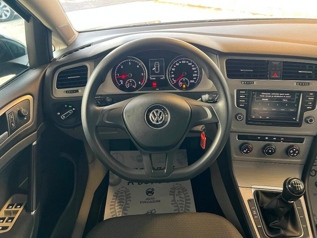Volkswagen Golf VII 1.6 TDI 110 CV Tagliandi Ufficiali