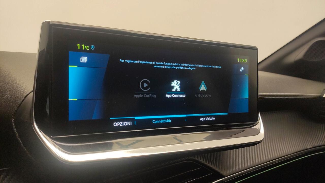 Peugeot 208 motore elettrico 136 CV 5 porte GT