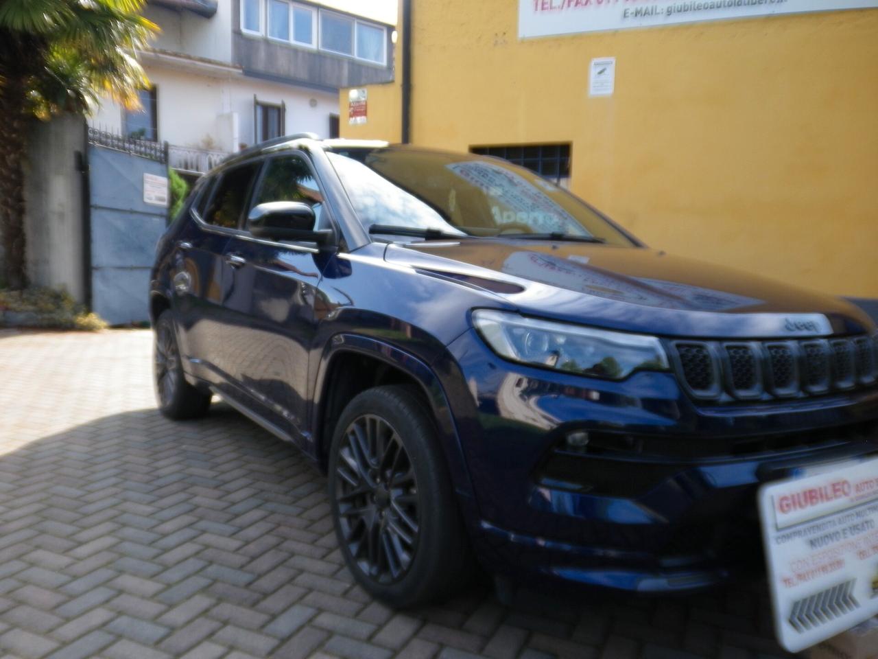 Jeep Compass 1.3 Turbo T4 240 CV PHEV AT6 4xe S - FOUL OPTIONAL INTERNI IN PELLE RISCALDATI..