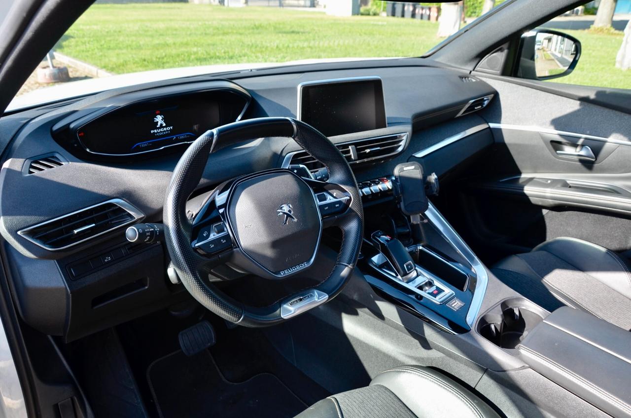 PEUGEOT 5008 1.2 PURETECH GT-LINE 131cv AUTO 7 POSTI, UNICOPROP, SERVICE PEUGEOT, EURO 6D, TETTO, RETROCAMERA 360°, PERMUTE