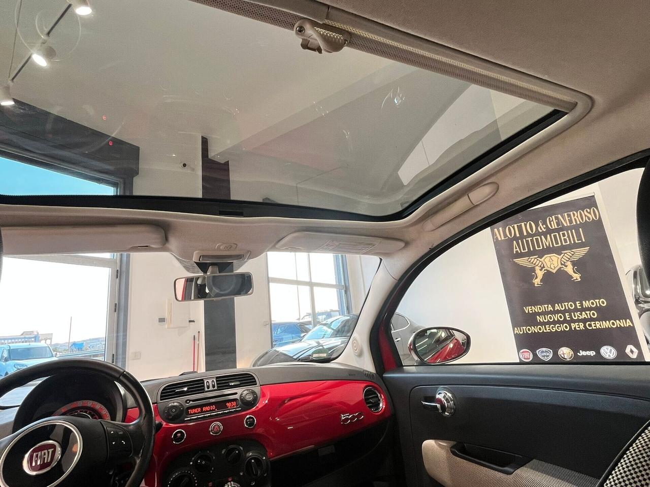 FIAT 500 1.2 69CV LOUNGE CON TETTO PANORAMICO