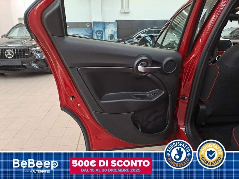 FIAT 500X 1.5 T4 HYBRID (RED) 130CV DCT