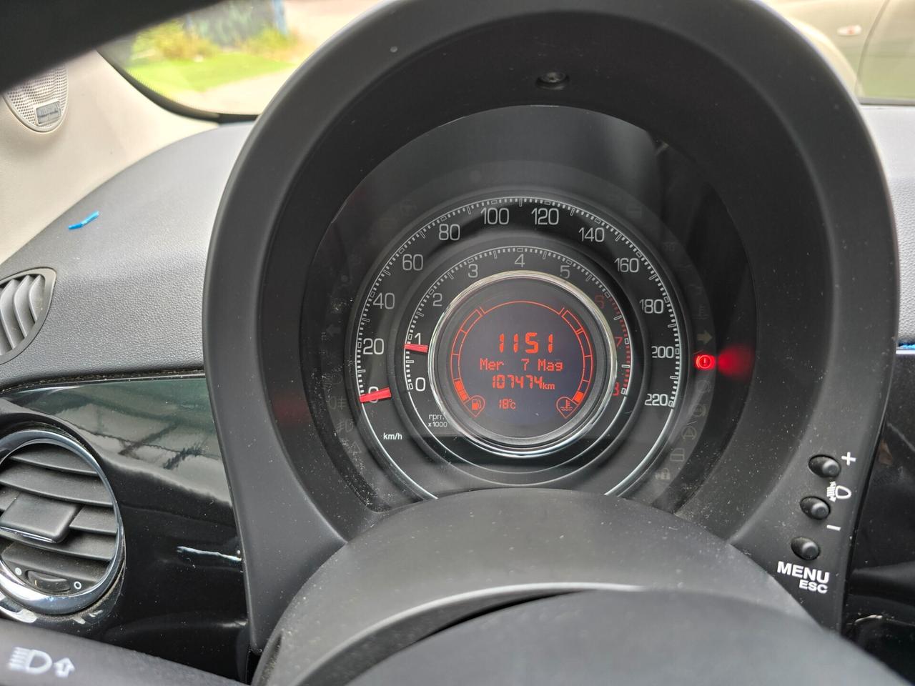 Fiat 500 1.2 BENZ 69CV Sport 107000KM-2009