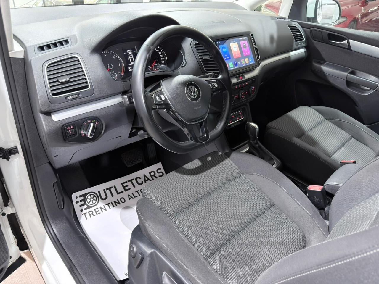 VW SHARAN 2.0TDI 150CV DSG 7POSTI GANCIO TRAINO