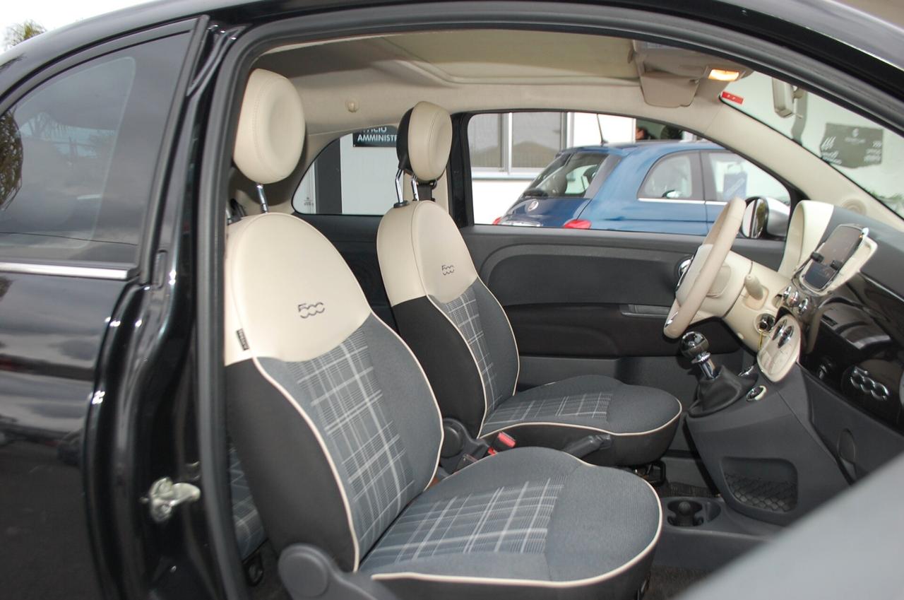 Fiat 500 1.2 Lounge Gpl 69CV Uff italy Navi Lega Tetto