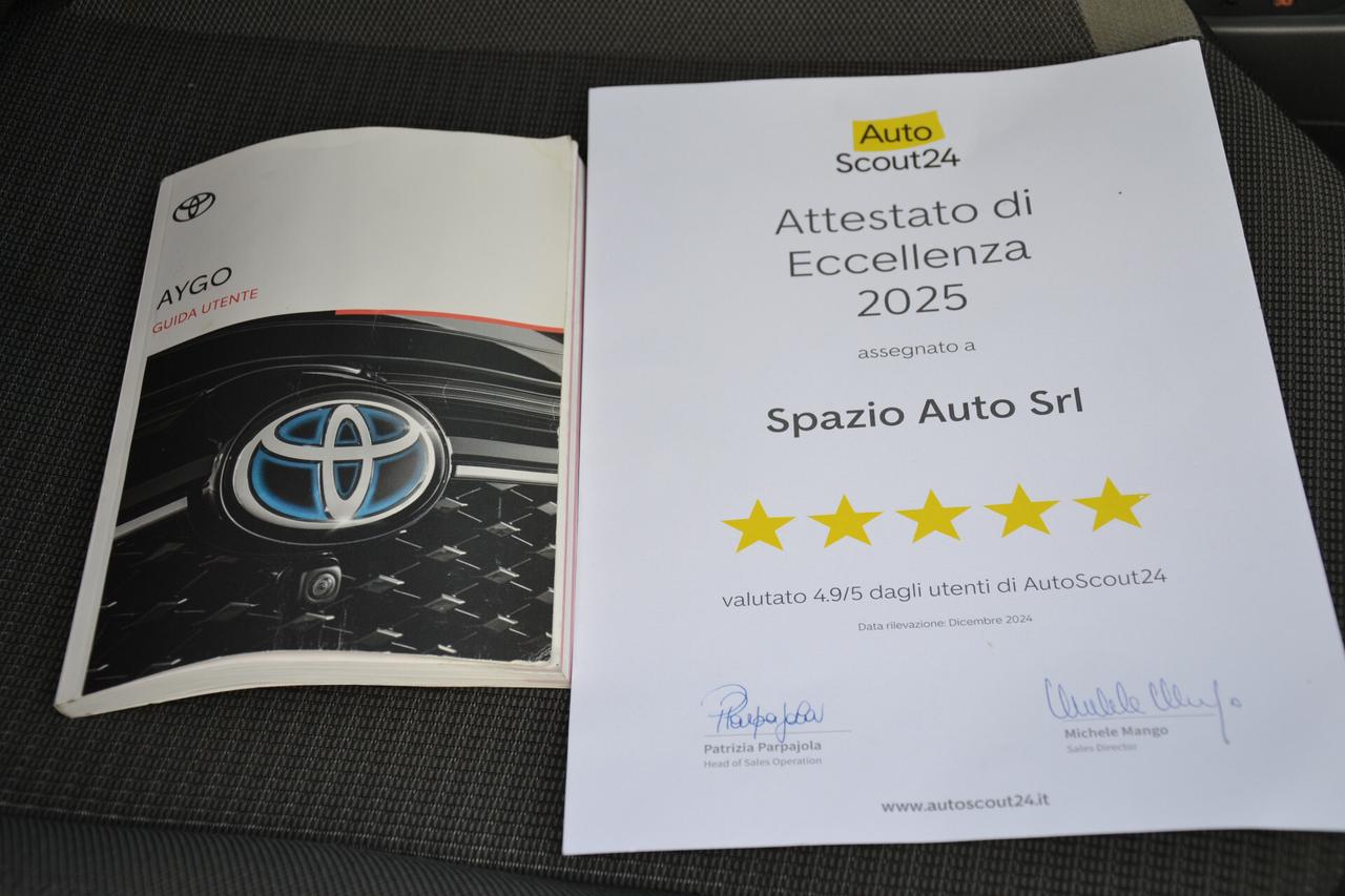 Toyota Aygo 1.0 72CV AUTOMATICA **RETROCAM**PREZZO VERO**