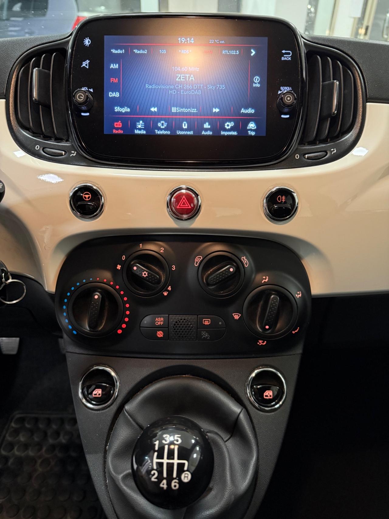 "" OCCASIONE FIAT 500 CABRIOLET!! Fiat 500 C 1.0 Hybrid Red OK NEOPATENTATI