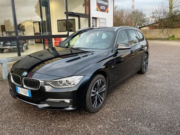 Bmw 318 318d Touring Luxury aut. NEOPATENTATI - GANCIO TRAINO