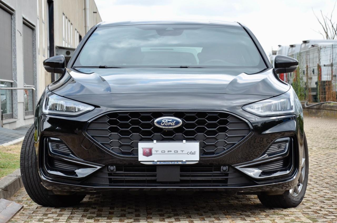 FORD FOCUS 1.0 MHEV MILD HYBRID ECOBOOST ST-LINE 125cv, UNICOPROPRIETARIO, UFF ITALIANA, SERVICE FORD, FULL LED, PERMUTE